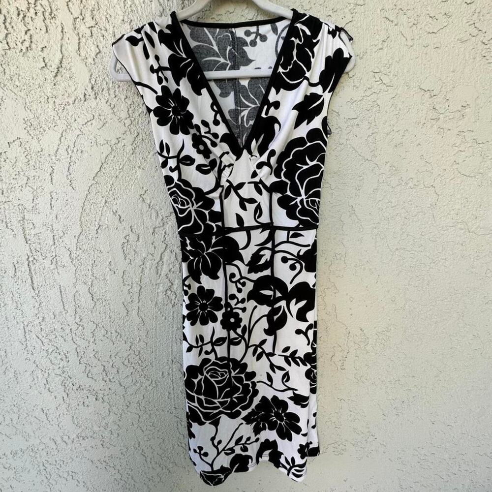 Y2k black white dress